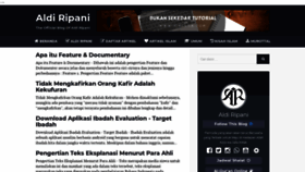 What Aldiripani.com website looked like in 2020 (3 years ago)