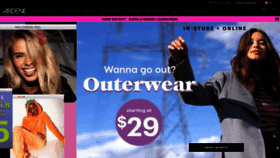 What Ardene.com website looked like in 2020 (3 years ago)