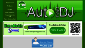 What Autodjhost.com.br website looked like in 2020 (3 years ago)