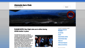 What Alameda-aero.com website looked like in 2020 (3 years ago)