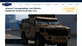 What Armoredmotors.com website looked like in 2020 (3 years ago)