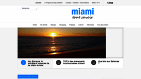 What A-miami.fr website looked like in 2020 (3 years ago)