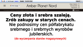 What Amberplanet.pl website looked like in 2020 (3 years ago)