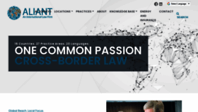 What Aliantlaw.com website looked like in 2020 (3 years ago)