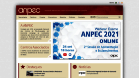 What Anpec.org.br website looked like in 2020 (3 years ago)