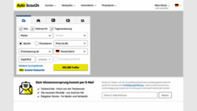What Autoscout.de website looked like in 2020 (5 years ago)