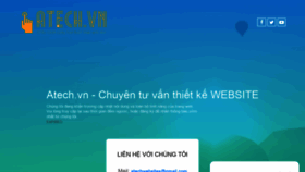 What Atech.vn website looked like in 2020 (3 years ago)