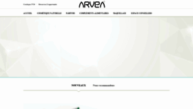 What Arvea-nature.com website looked like in 2020 (3 years ago)