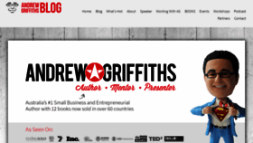What Andrewgriffithsblog.com website looked like in 2020 (3 years ago)