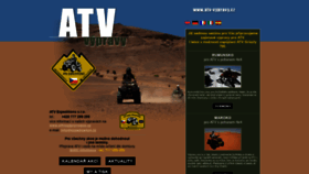 What Atv-vypravy.cz website looked like in 2020 (3 years ago)