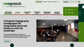 What Aveyron.fr website looked like in 2020 (3 years ago)