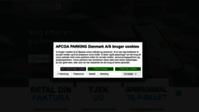 What Apcoa.dk website looked like in 2020 (3 years ago)