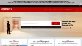What Aramex.com.tr website looked like in 2020 (3 years ago)