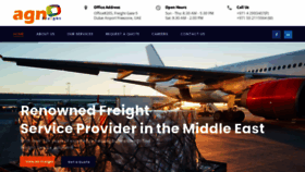 What Agnfreight.com website looked like in 2020 (3 years ago)