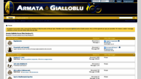 What Armatagialloblu.net website looked like in 2020 (3 years ago)