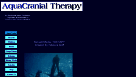 What Aquacranial.com website looked like in 2020 (3 years ago)