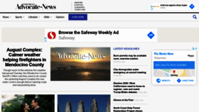 What Advocate-news.com website looked like in 2020 (3 years ago)