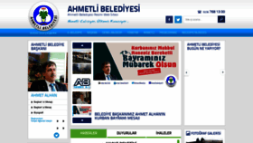 What Ahmetli.bel.tr website looked like in 2020 (3 years ago)