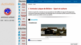 What Albbillere.fr website looked like in 2020 (3 years ago)