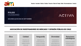 What Aimchile.cl website looked like in 2020 (3 years ago)