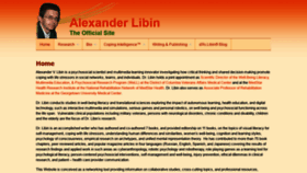 What Alexanderlibin.com website looked like in 2020 (3 years ago)
