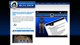 What Armchairbuilder.com website looked like in 2020 (3 years ago)