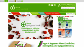 What Almapatika.hu website looked like in 2020 (3 years ago)