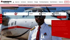 What Airkenya.com website looked like in 2020 (3 years ago)