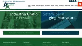 What Automationaddress.it website looked like in 2020 (3 years ago)