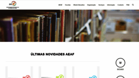 What Aeaf.edu.pt website looked like in 2020 (3 years ago)