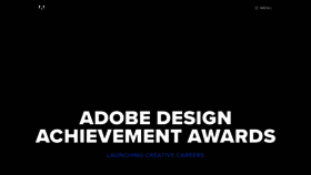 What Adobeawards.com website looked like in 2020 (3 years ago)
