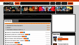 What Animegg.org website looked like in 2020 (3 years ago)
