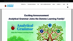 What Analyticalgrammar.com website looked like in 2020 (3 years ago)