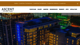 What Ascentvictorypark.com website looked like in 2020 (3 years ago)