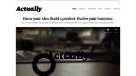 What Actuallywecreate.com website looked like in 2020 (5 years ago)