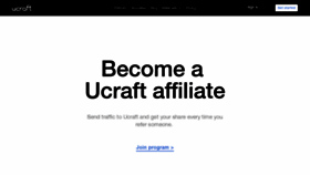 What Affiliates.ucraft.com website looked like in 2020 (3 years ago)