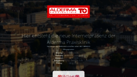 What Alderma.de website looked like in 2020 (3 years ago)