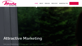 What Attractivemarketing.biz website looked like in 2020 (3 years ago)