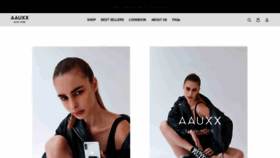 What Aauxx.com website looked like in 2020 (3 years ago)