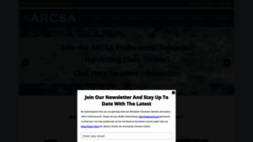 What Arcsa.org website looked like in 2020 (3 years ago)