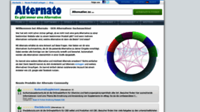 What Alternato.de website looked like in 2020 (3 years ago)
