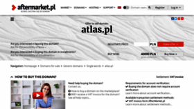 What Atlas.pl website looked like in 2020 (3 years ago)