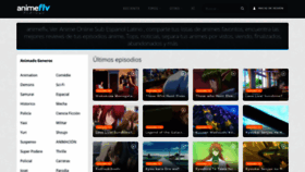 What Animeflv.mx website looked like in 2020 (3 years ago)