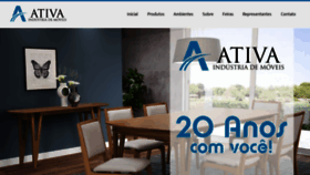 What Ativa.ind.br website looked like in 2020 (3 years ago)