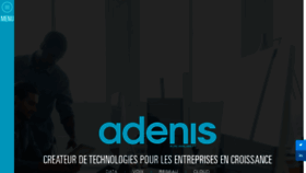 What Adenis.fr website looked like in 2020 (3 years ago)
