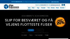 What Algeexpressen.dk website looked like in 2020 (5 years ago)