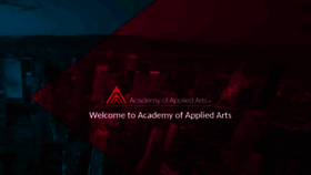 What Academyofappliedarts.com website looked like in 2020 (3 years ago)