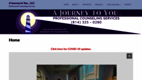 What Ajourneytoyou.com website looked like in 2020 (3 years ago)