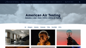 What Americanairtesting.com website looked like in 2020 (3 years ago)