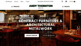 What Andythornton.com website looked like in 2020 (3 years ago)